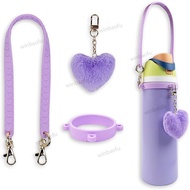 Owala Handle Strap with Heart Charms for Owala Water Bottle 24oz 32oz 40oz, Water Bottle stanley Han