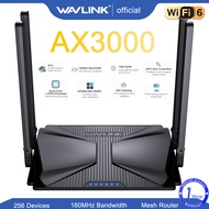Wavlink Wi-Fi 6 AX3000 Dual Band Mesh Router Wifi 6 Gaming wireless Router MU-MIMO Beamforming OFDMA