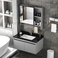 Bathroom Cabinet with Mirror Cabinet Ceramic Basin Bathroom Vanity Cabinet Toilet Basin Cabinet