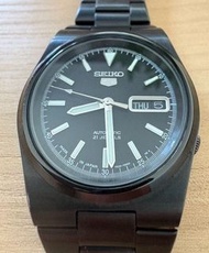 Seiko 5 Japan 全黑手錶