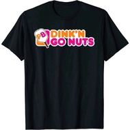 Dinkn Go Nuts Pickleball T Men Tees Harajuku Streetwear