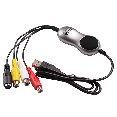 Ezcap170 USB 2.0 8MM VHA Video Tape Cassette Player AV S-video Camera Video Capture Card TV Box Reco
