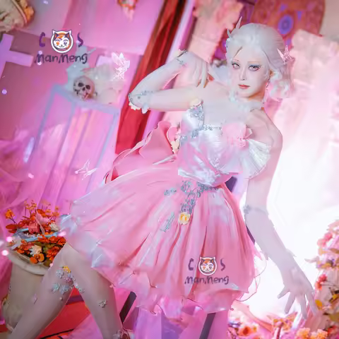 Margaretha Zelle Cosplay Identity V Female Dance Costume Sweet Lolita Dress Accessories Prop Set Par