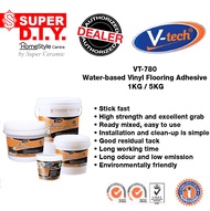 V-TECH VT-780 Water-based Vinyl Flooring Adhesive 1KG / 5KG