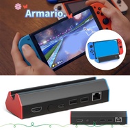 ARMARIO HDMI Adapter, Type-C 4K@120Hz TV Dock Station, Portable USB Charger Dock for  Switch/Switch 