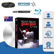 Silent Night, Deadly Night: Parts 1 & 2 Limited Edition (Imprint) [4K Ultra HD + Bluray + VHS]