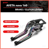 For AVETA NOVA 160 / NOVA 160 SE Brake Lever Set Adjustable Folding Handle Levers Motorcycle Accesso