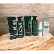 AOMI KR Green Tea Extract Shampoo + Green Tea Scalp Nourishing Pack +Balancing Scalp Tonic (3item)