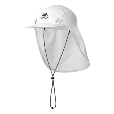 AONIJIE Shawl Hat Outdoor Sun Cap with Removable Short Shawl Hats for Hiking Camping Running