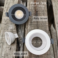 H340 Plastic aluminum housing led Downlight + mr16 led bulb fittings