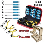 10pcs /set Ball Link 10 in 1 RC Helicopter Screwdriver Pliers Hex Hand Repair Tools Kits(1set) rc to
