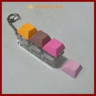 DOONACI308 Finger Keyboard Cap, Relief Stress DIY Keyboard Fidget Keychain, Relaxing Keys Button 3 K