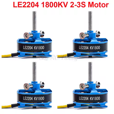 High Quality LE2204 L2204 2204 1800KV Brushless Motor 2-3S For RC Fixed-wing Aeroplane Airplane KT F