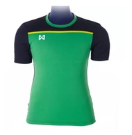 WARRIX SPORT เสื้อฟุตบอลตัดต่อ WA-1531  (สีเขียว-ดำ)