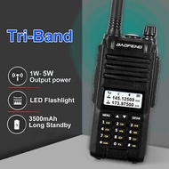 ht jarak jauh murah 1000 km UV-A58S Waterproof Tri-Band WalkieTalkie 10W handy talkie jarak jauh 100