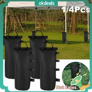 OKDEALS 1/4Pcs Durable Camping Sand Shelter Tent Sandbag Party Tent Set Garden Gazebo Foot Leg Weights Sand Bag