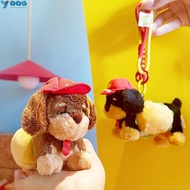 YVE Furry Puppy Keyring, Bag Pendant Furry Puppy Dachshund Dog Keychain,  Creative Coin Purse Stuffe