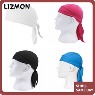LIZMON 2PCS Bicycle Sweat-wicking Cap, Polyester Quick-dry Cycle Headscarf, Fashion Multicolor Cycle