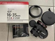 [保固一年][高雄明豐] 95新 Canon EF 16-35mm F2.8 L II USM 便宜賣 [F1556]