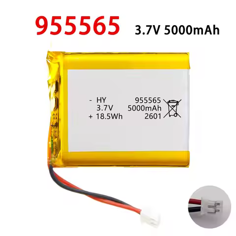 3.7V 5000mAh 955565 High Rate Polymer Lithium Battery Lithium Ion Battery for Mobile Power GPS Locat