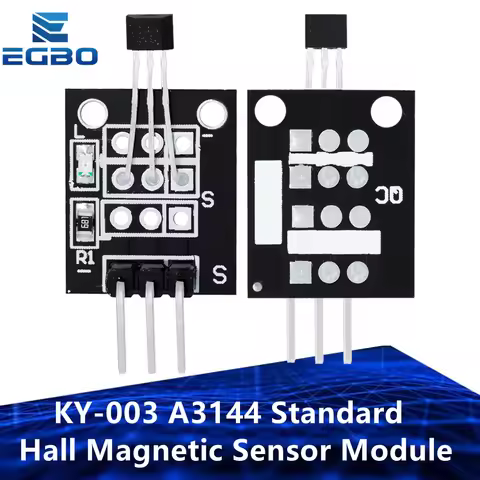 1PCS~20PCS EGBO KY-003 A3144 Standard Hall Magnetic Sensor Module Works Boards