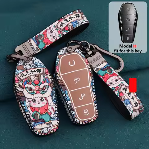 Car Key Case for BYD Second Song Pro Tang Dm QIn PLUS MAX Yuan Generation Atto 3 Han EV Dolphin Key 