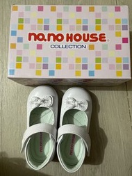 Nono house N班BB 幼童 小朋友返學鞋 白皮鞋 女