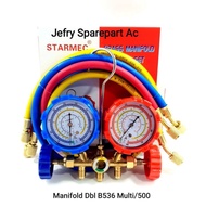 Testing MANIFOLD AC DOUBLE MULTI R22 R134A R410A R32 Complete