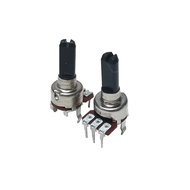 5 pcs 121 Trpe Rotary Potentiometer single league B50K axial length 16mm amplifier audio volume cont