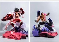 [角落市集]海賊王GK 卡二 卡塔庫栗 對戰VS 蛇人 魯夫 雕像模型盒裝  港版
