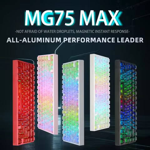 IROK MG75 PRO MAX 8K Magnetic Switch Gaming Keyboard 0.005mm RT Quick Trigger Mechanical Keyboard Ho