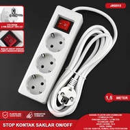 Stop Kontak & USB Soket Segi Enam Stop Kontak Saklar ON/OFF Colokan Multifungsi Vanstar Atn SNI