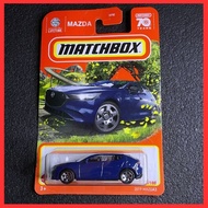 Matchbox Mazda 3 2019 Blue Collections Diecast 2019 Mazda3 Kereta Match box Car Toy