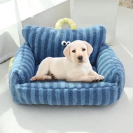 Pet Couch Bed, Cute Cat Dog Sofa Beds, -2024 New- Washable Pet Couch Bed, Fluffy Cat Couch with Non-