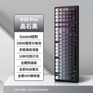 RL DEPARTMENT STORE - k98pro 機械軸 RGB 通用機械鍵盤 櫻花粉 青軸 ABS 三模防水電競遊戲鍵盤