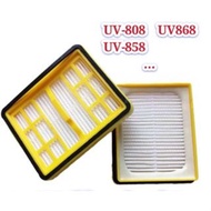 (2 pieces) Dibea/Dibei household mite remover filter Haipa filter element is applicable to UV808/UV8