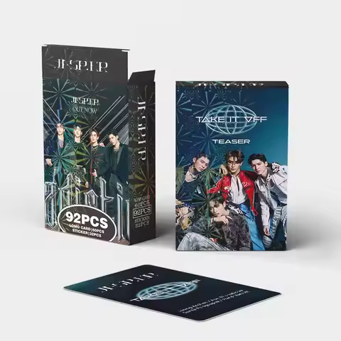 92Pcs/Set JASP.ER Thai Boyband Laser Lomo Cards Joong Aou Santa Pond HD Photocards with Scrapbook St