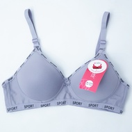 KATUN LA PARIS Bra BH Sport Cup A - B Hook 3 Size 36-40 Wire Free Cotton Material 3170