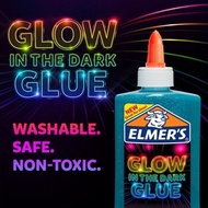 Elmer’s Glow In The Dark Metallic Glue Washable Safe Nontoxic | DIY Slime | Craft | Gam 147ml