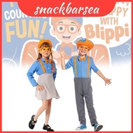 Blippi Dress for Kids' Events - Soft Polyester, Ages 3-8