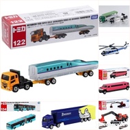 現貨 清貨特價 TAKARA TOMY TOMICA 長形No.136 小松收割機 931XC 木材運輸車/No.137警衛隊直升飛機/No134.Mercedes-Benz 長形巴士/122 三菱 
