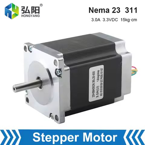 Nema 23 Stepper Motor 56x76mm 311 Drive Motor 3.0A 3.3VDC 57 Series Motor CNC Router Engraving And M