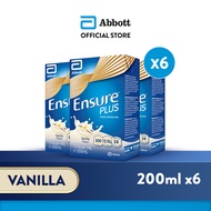 [Bundle of 6] Ensure Plus - Vanilla (200ml)