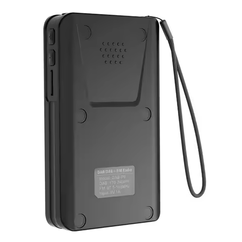 P9 Mini DAB FM Digital Radio with Headphone Jack Portable Radio Speaker Rechargeable Color Screen Po