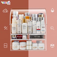 FR-K132 Rak Kosmetik Dengan Laci Anti Debu Tempat Make Up Skincare Rak Akrilik Multifungsi