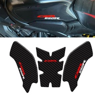Motorcycle Anti-Scratch Fuel Tank Pad Protection Sticker Carbon Fiber Decals For HONDA CBR650R CBR 6
