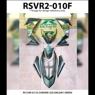 RAPIDO COVERSET STICKER TANAM HIJAU LUMUT 1 HONDA RS150 V2/V3