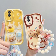 Casing For Vivo Y72 5G / Y52 5G TPU Casing BBNYGZ Cream 3D Doll Phone Case With Multiple Patterns To