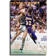 UOO Larry Bird Vs. Magic Johnson Poster Decorative Painting Canvas Wall Art Living Room Posters Bedr