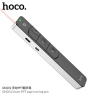 HOCO GM202 เลเซอร์ พอยเตอร์ ควบคุมสไลด์ เปลี่ยนหน้า เพิ่ม - ลดเสียง Hyperlink นำเสนอ PPT พรีเซนต์ La